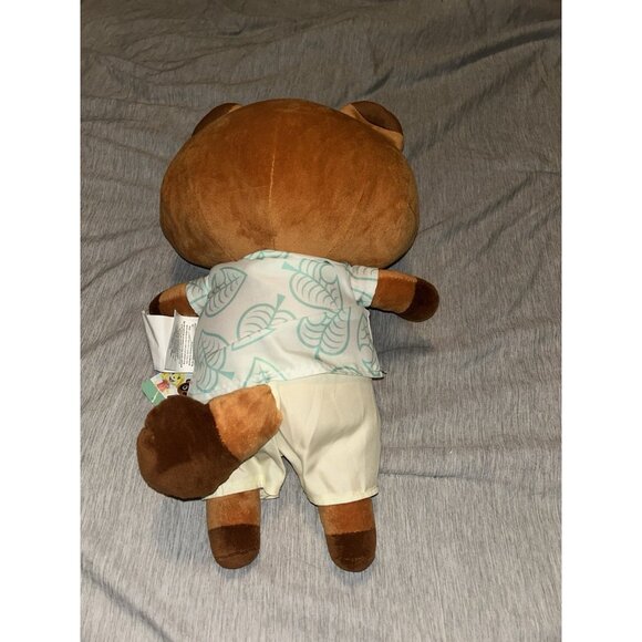 Nintendo Animal Crossing Tom Nook Raccoon Brown Plush Stuffed Animal 19" - Picture 5 of 7
